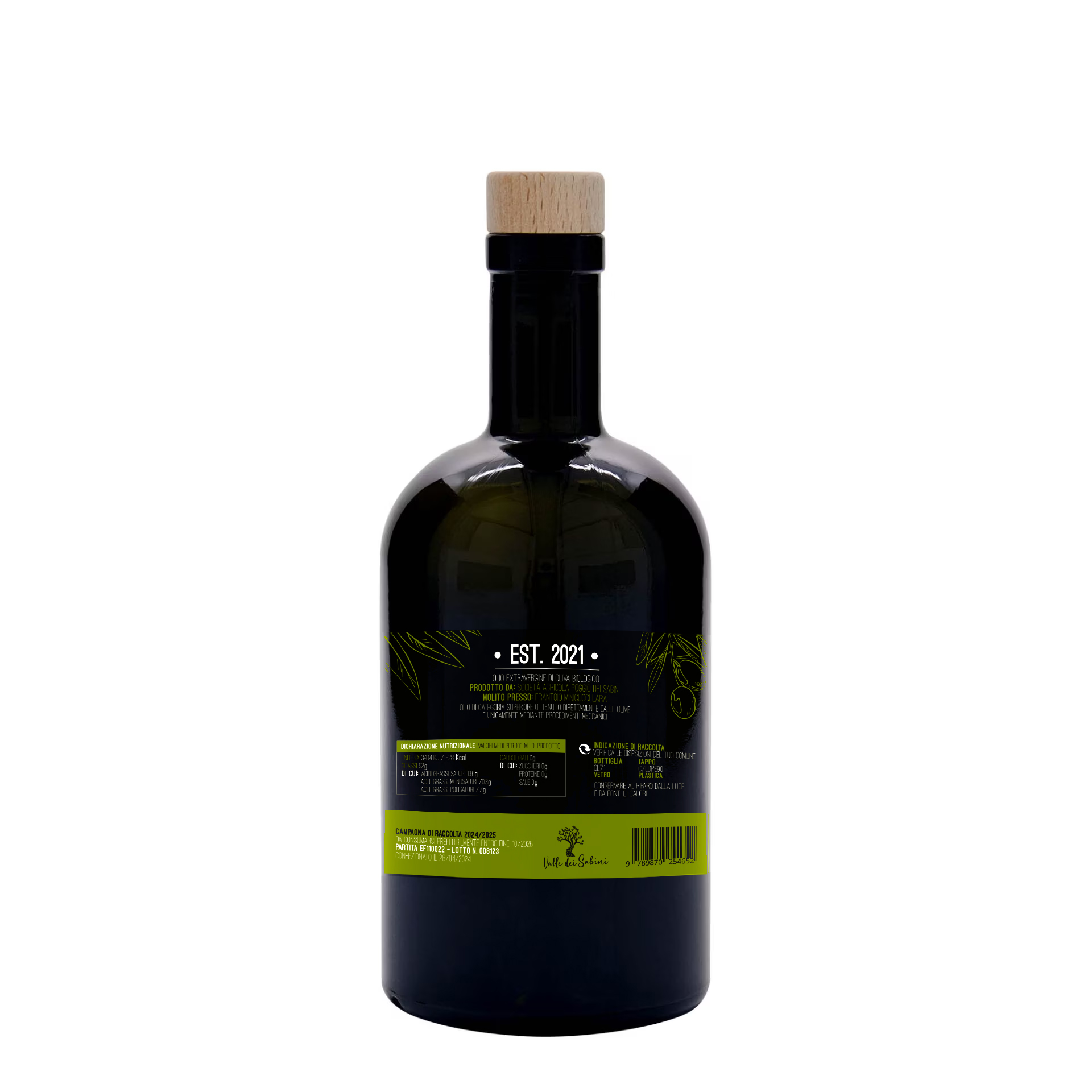EST. 2021 Olio extravergine oliva biologico - immagine 2